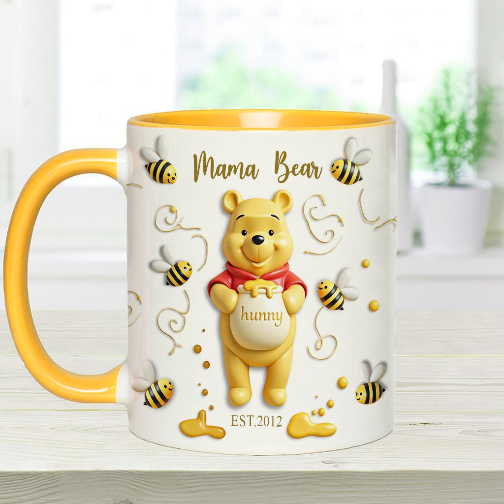 Mama Bear - Personalized Mouse Accent Mug