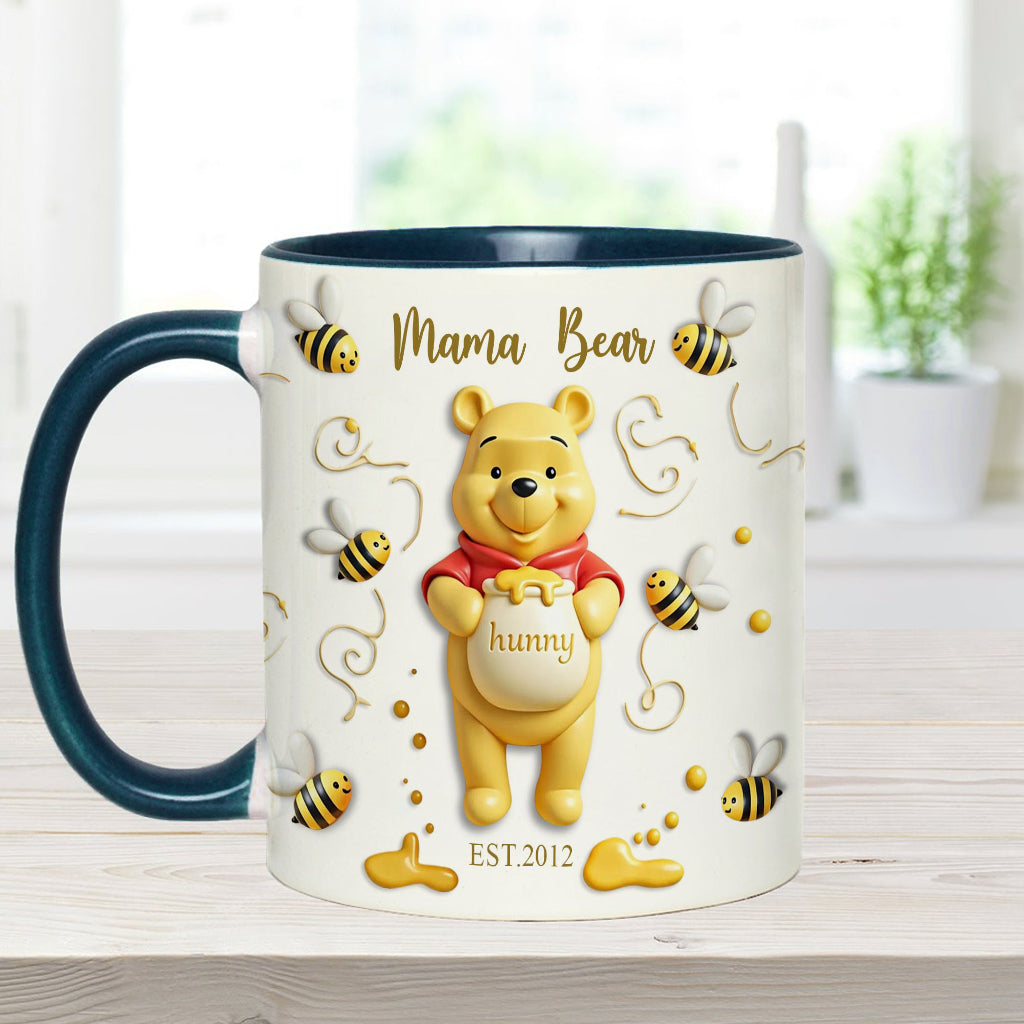 Mama Bear - Personalized Mouse Accent Mug