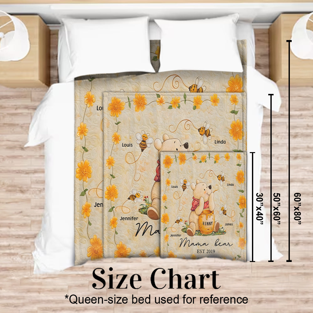 Mama Bear - Personalized Mouse Blanket