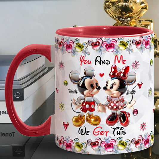 You & Me We Got This - Personalized Mouse Accent Mug