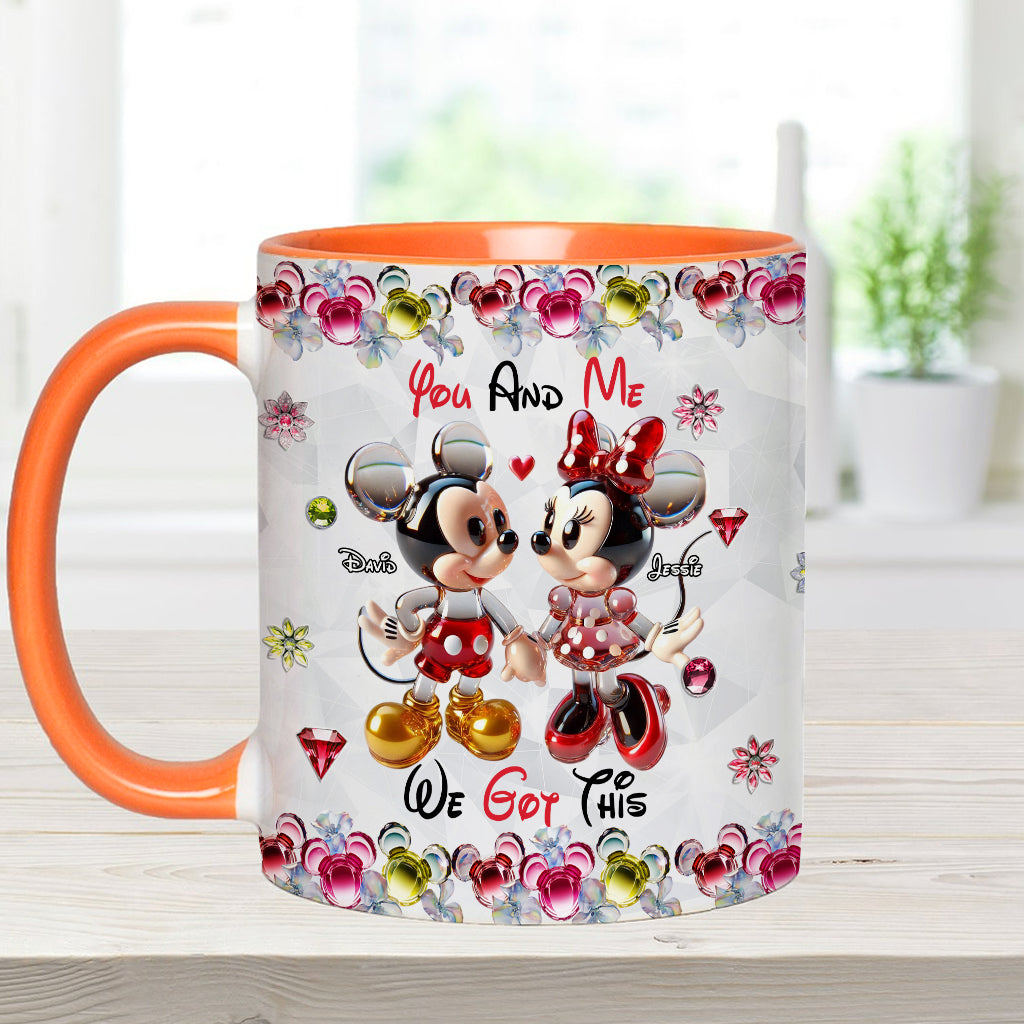 You & Me We Got This - Personalized Mouse Accent Mug