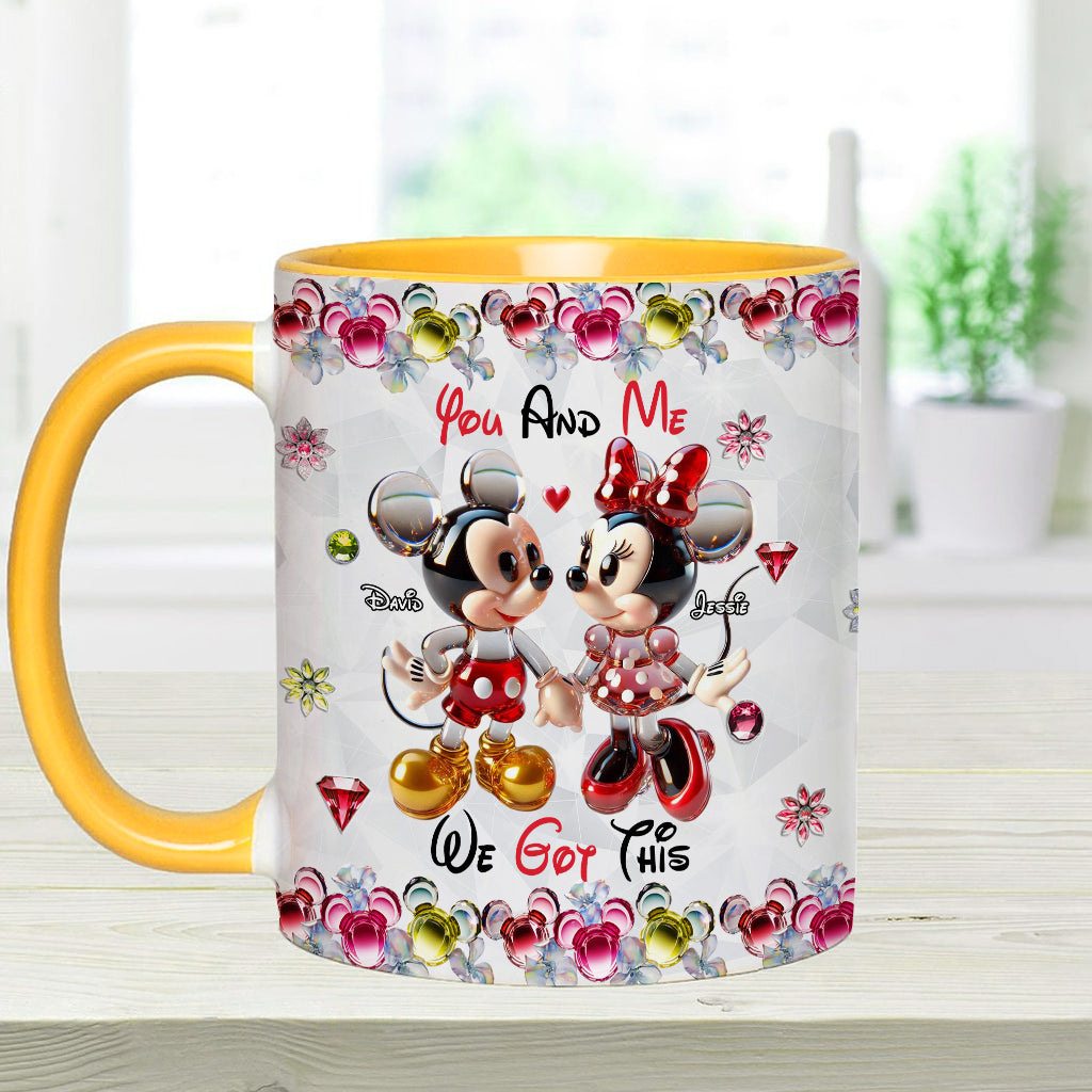 You & Me We Got This - Personalized Mouse Accent Mug