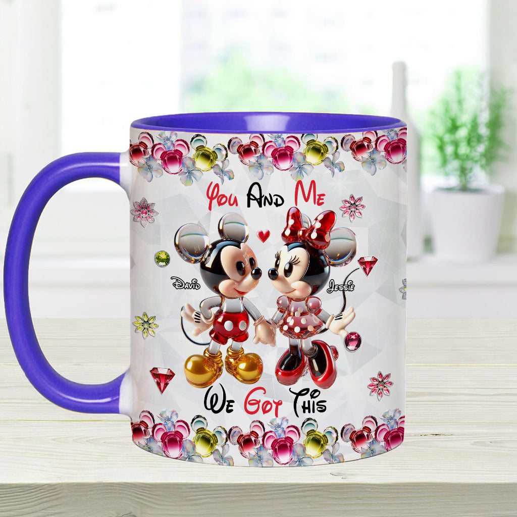 You & Me We Got This - Personalized Mouse Accent Mug