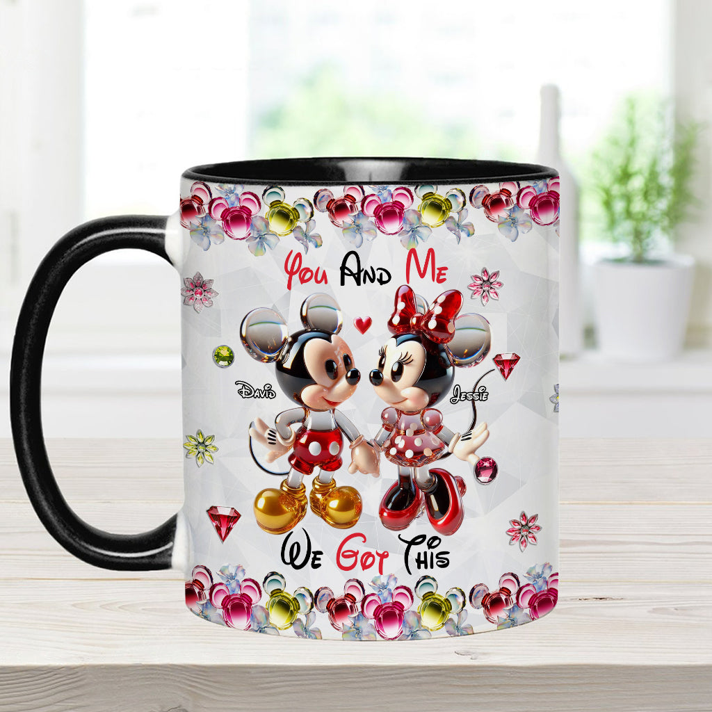 You & Me We Got This - Personalized Mouse Accent Mug