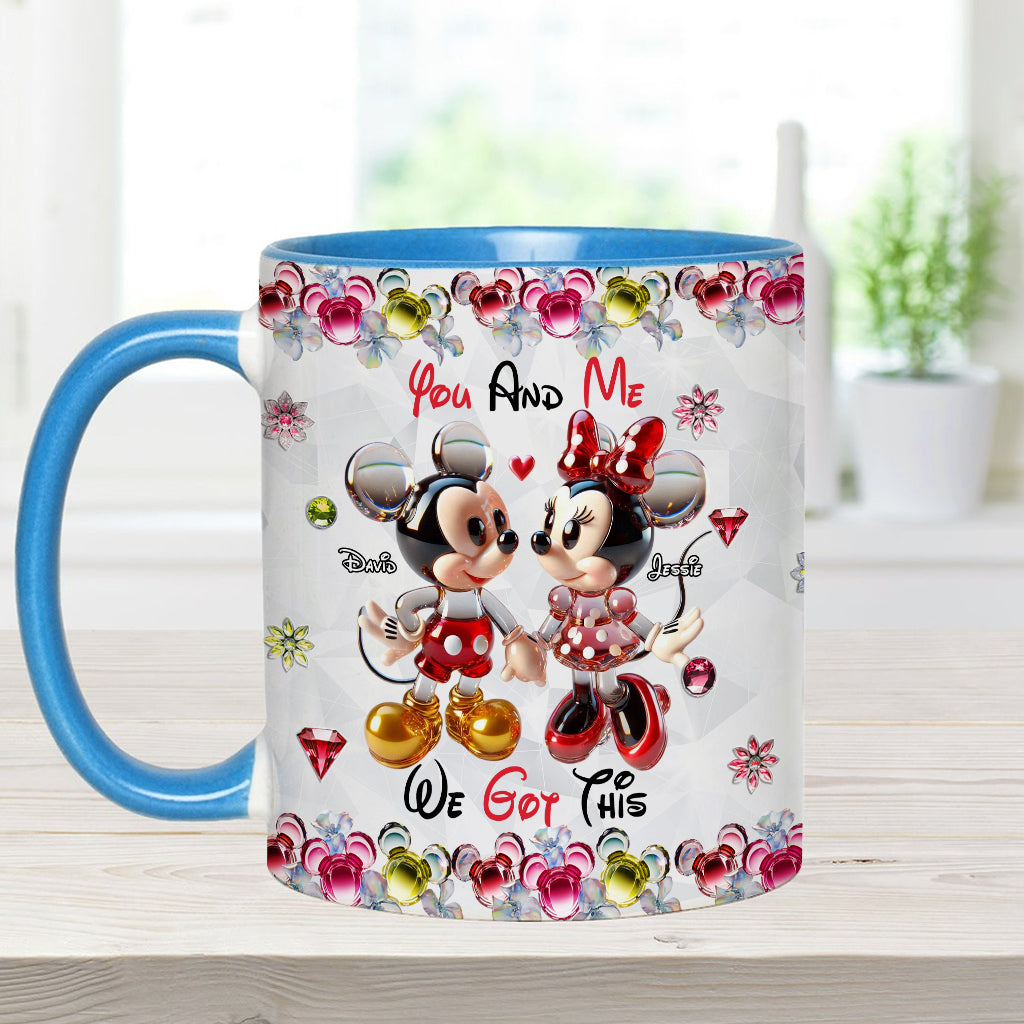 You & Me We Got This - Personalized Mouse Accent Mug