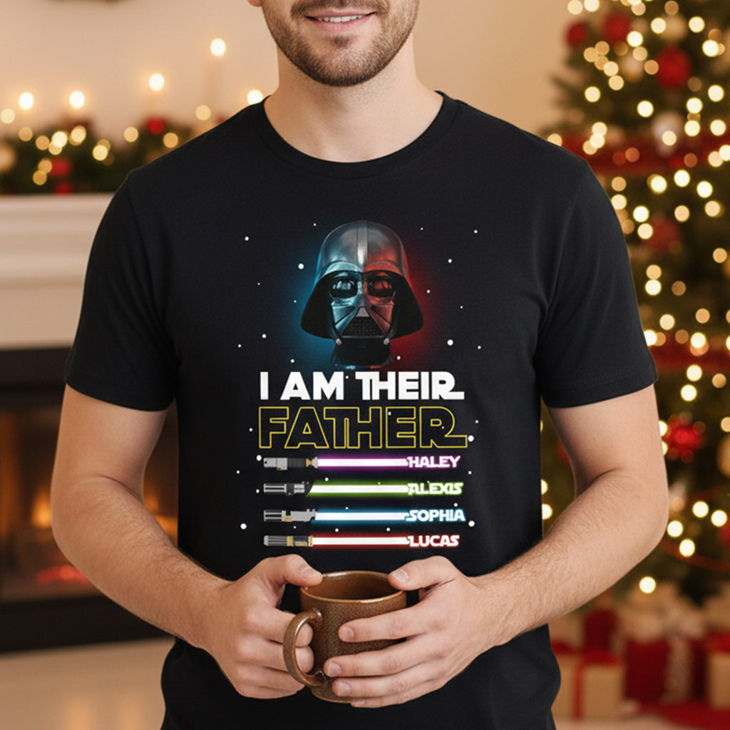 The Perfect Christmas Gift For Star Wars-loving Dad - Personalized T-shirt and Hoodie