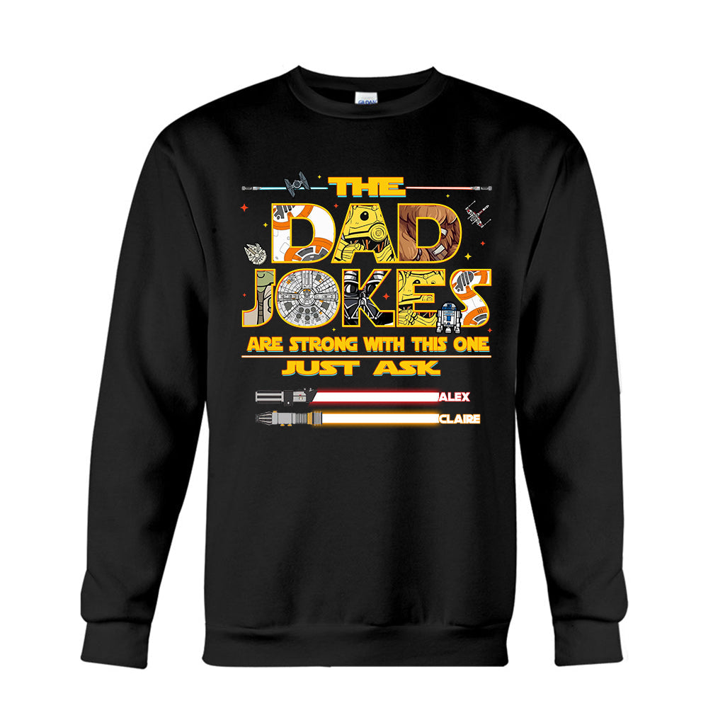 The Dad Jokes - Personalized The Force T-shirt And Hoodie