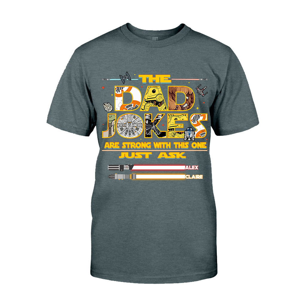 The Dad Jokes - Personalized The Force T-shirt And Hoodie