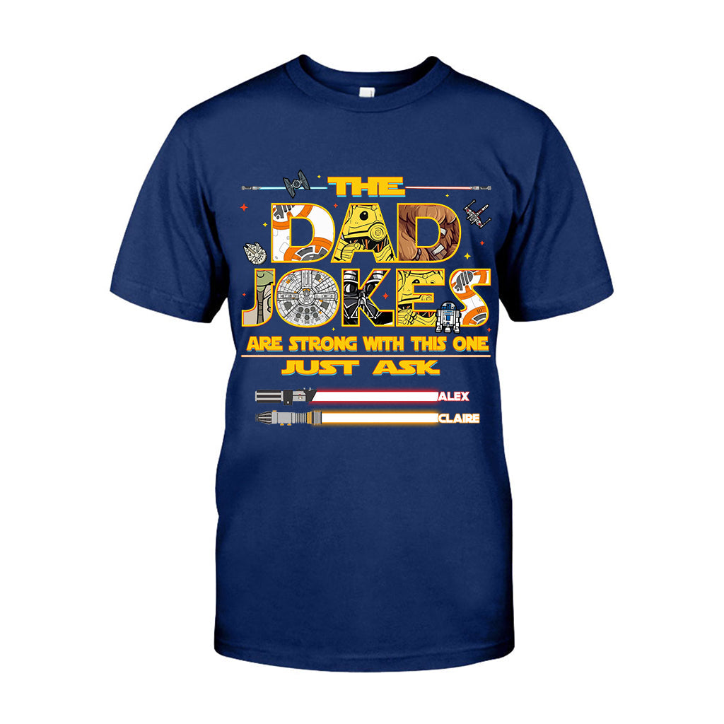 The Dad Jokes - Personalized The Force T-shirt And Hoodie