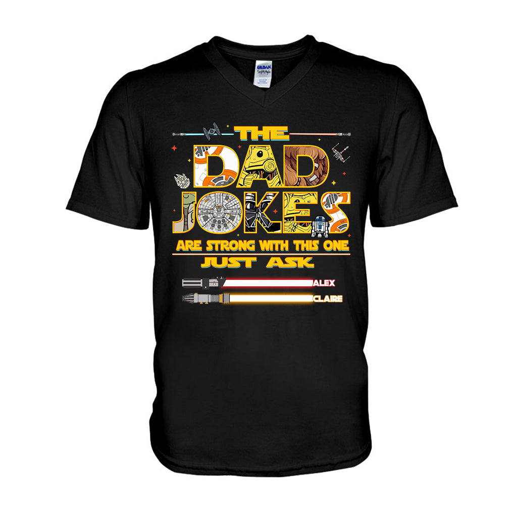 The Dad Jokes - Personalized The Force T-shirt And Hoodie