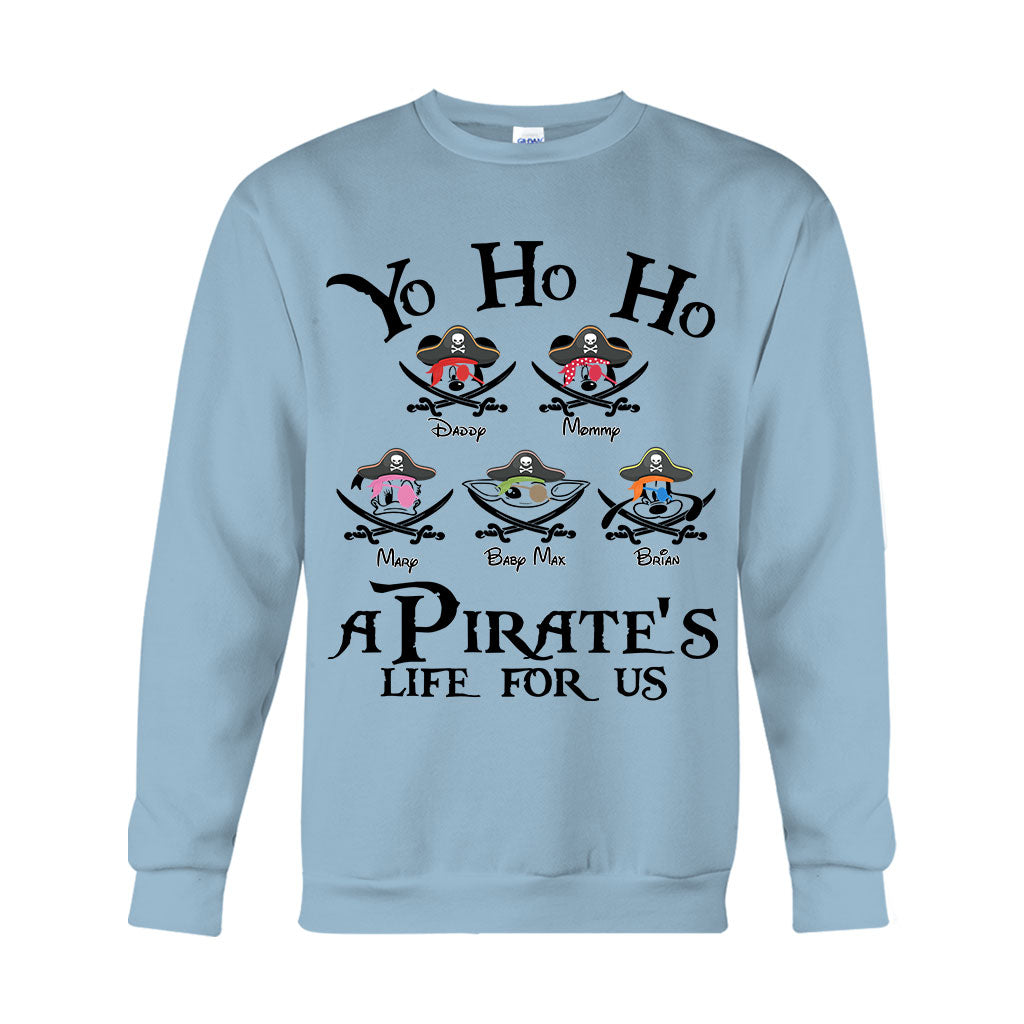 Yo Ho Ho Pirates Life For Us Family - Personalized Cruising T-shirt And Hoodie