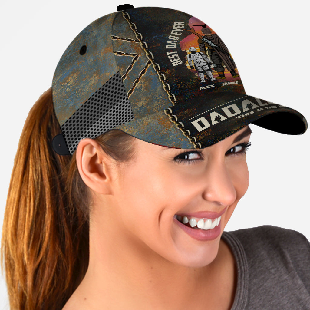Dadalorian Best Dad Ever - Personalized The Force Classic Cap