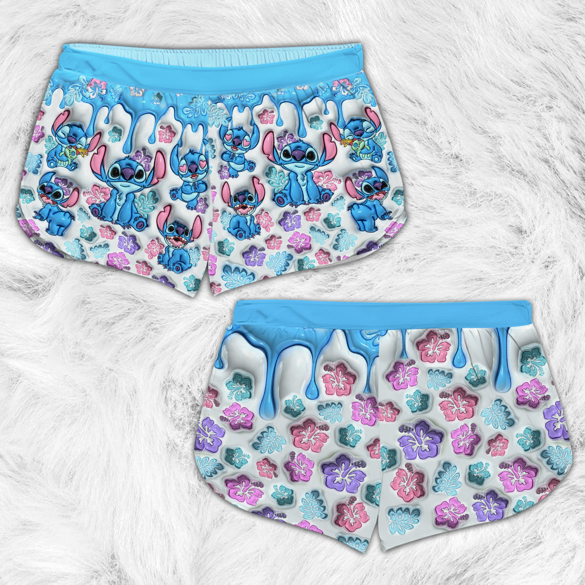 Ohana Means Family - Personalized Ohana All Over Shirt & Women Shorts