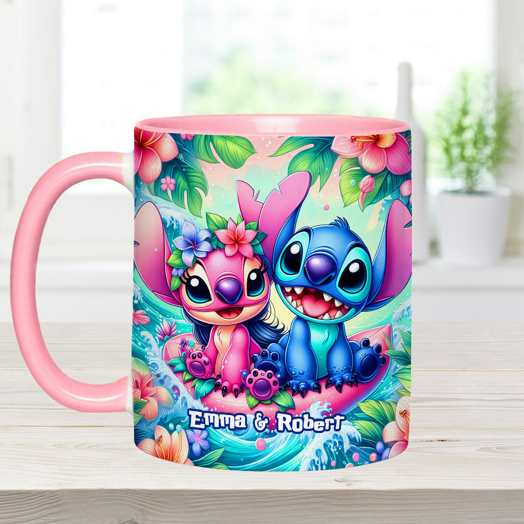 Lovely Couple - Personalized Ohana Accent Mug