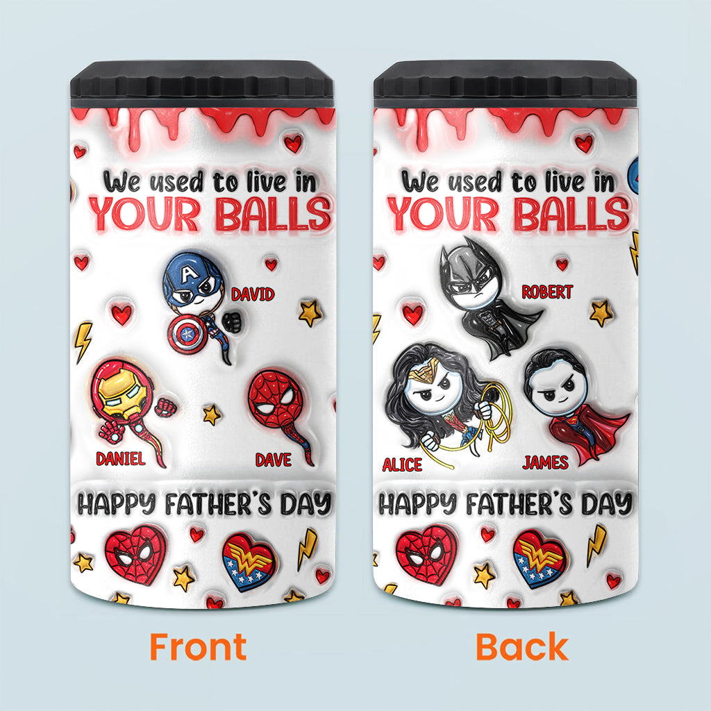 Happy Father's Day - Personalized Marvelous Universe Can Cooler