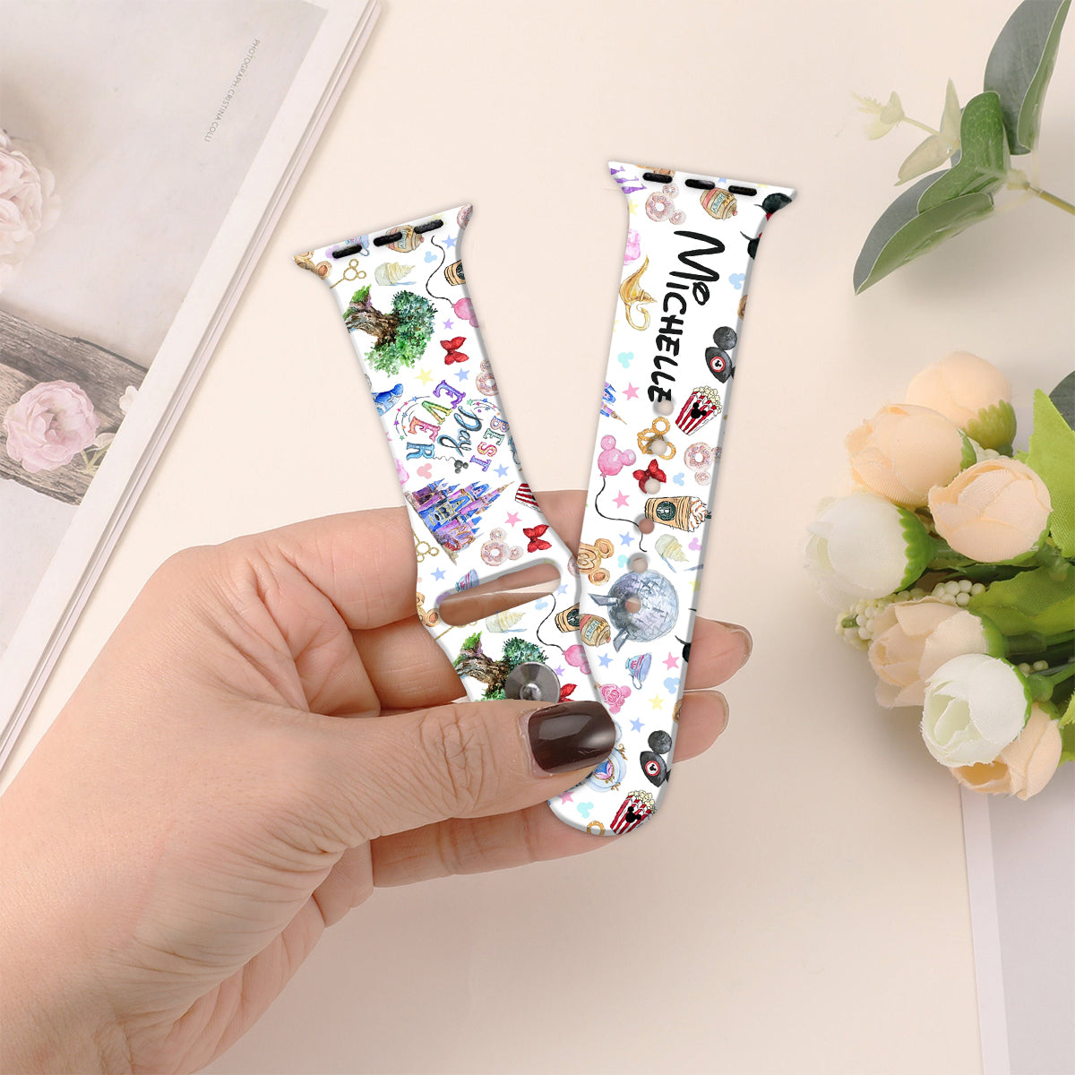 Love Magic Mouse Ears - Personalized Mouse Apple Watch Band