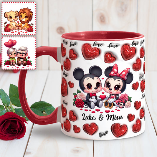 Couple Old School Chola - Personalized Mouse Accent Mug