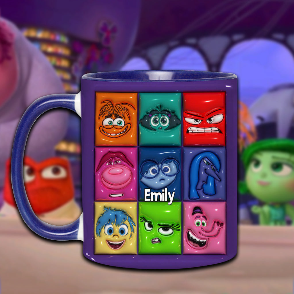 It's Okay To Feel All The Feels - Personalized Accent Mug