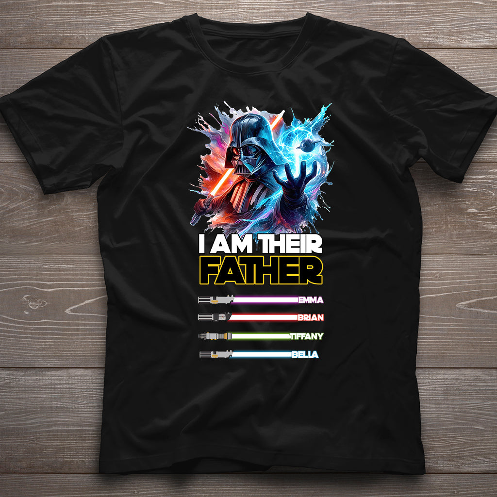I Am Their Father - Personalized The Force T-shirt And Hoodie