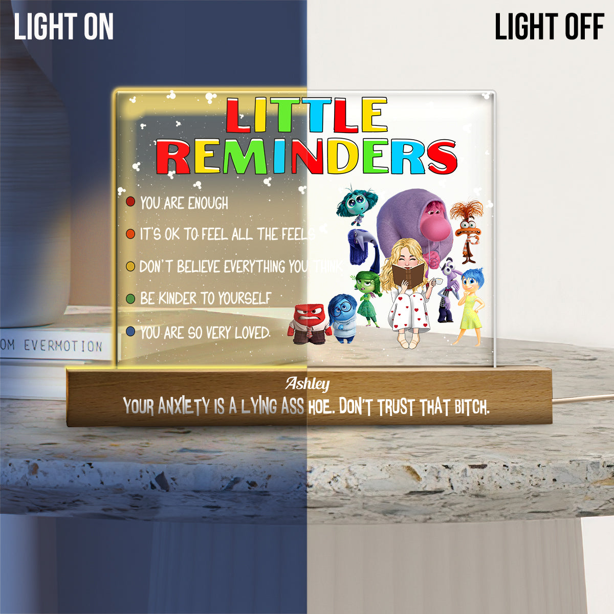 Little Reminders - Personalized Shaped Led Night Light
