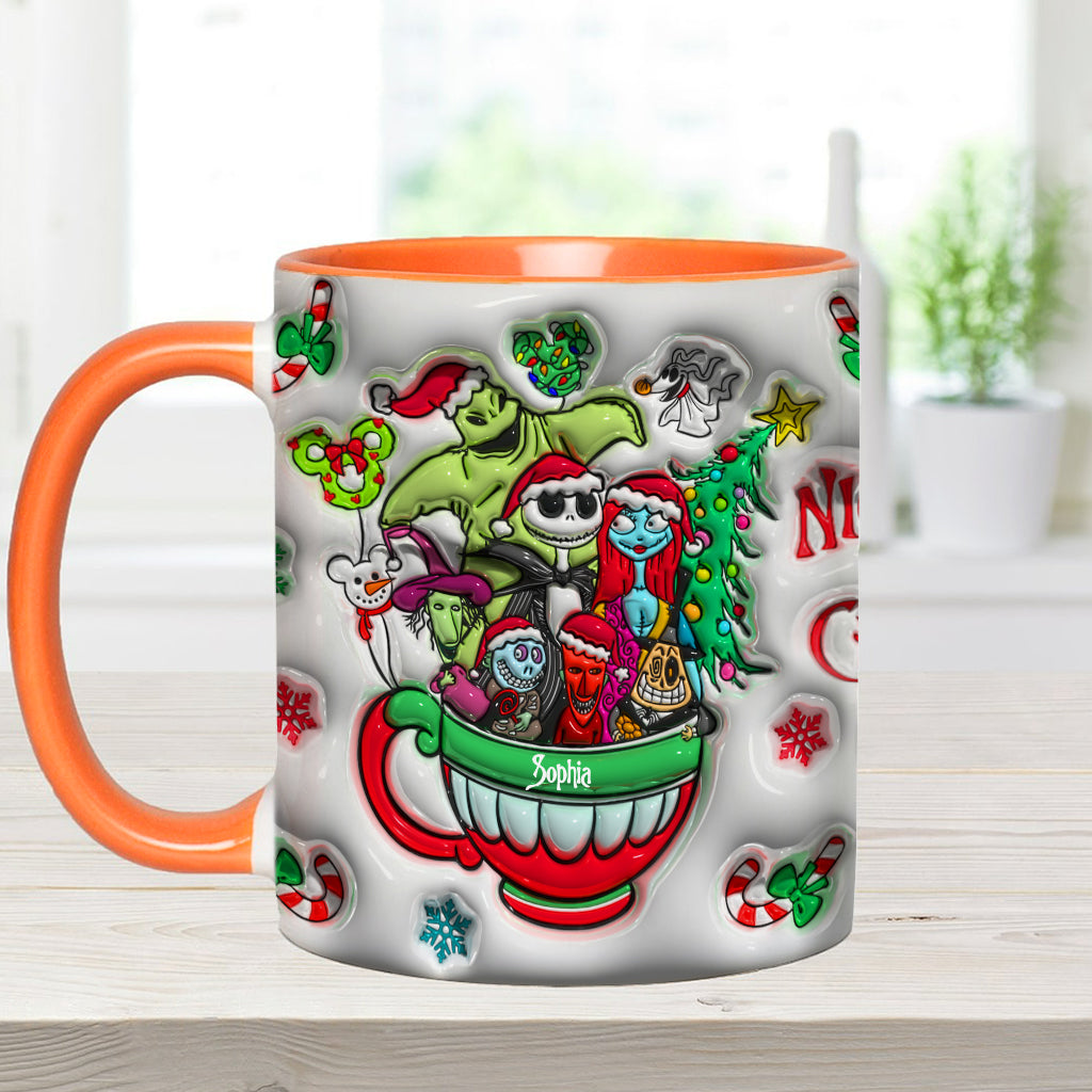 Merry Grinchmas - Personalized Nightmare Accent Mug