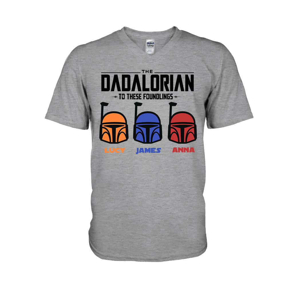 The Dadalorian Mamalorian To These Foundlings - Personalized The Force T-shirt And Hoodie