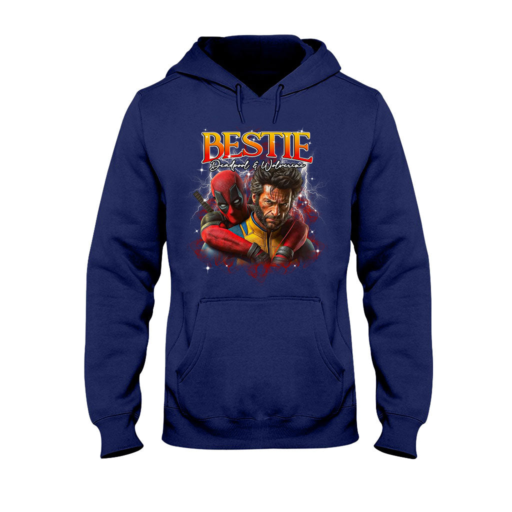 Bestie Forever 90s Vintage Bootleg Tee - Personalized The Psychopath T-shirt And Hoodie