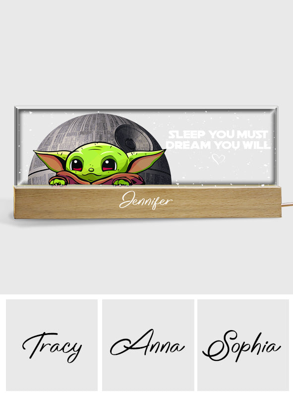 Sleep You Must - Personalized The Force Custom LED Night Light