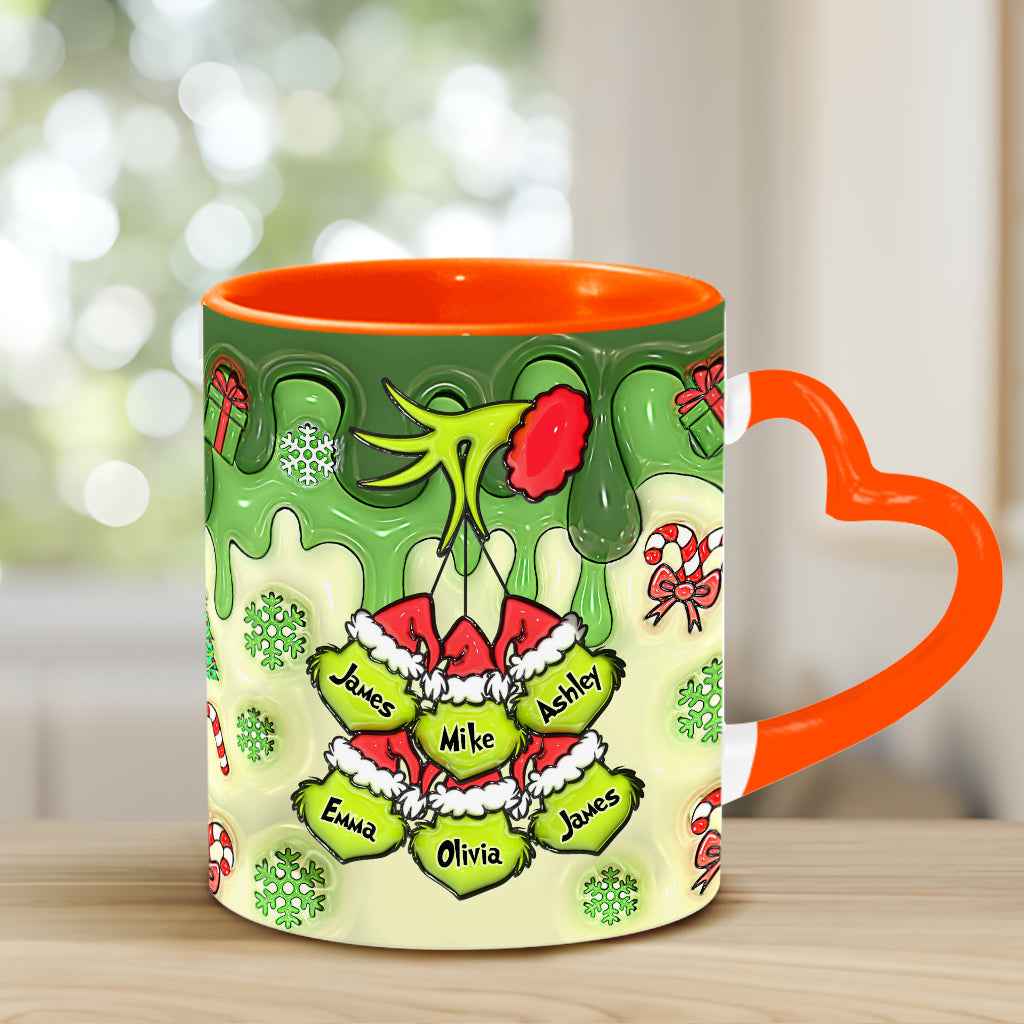 Stink Stank Stunk Mama Any Title - Personalized Mother Heart Handle Mug