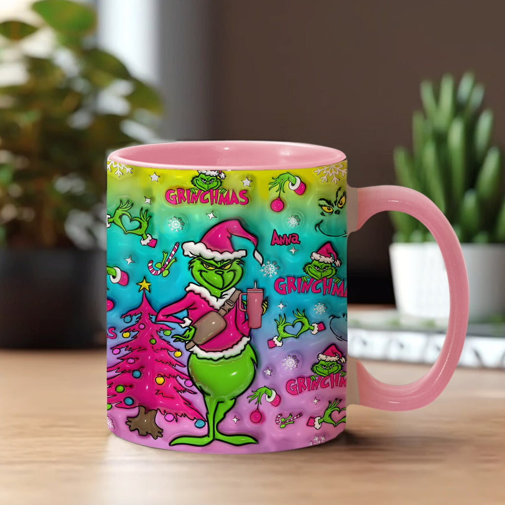 Holo Christmas - Personalized Stole Christmas Accent Mug