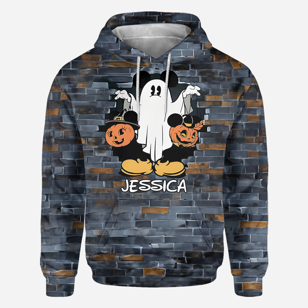 Funny Ghost Mouse - Personalized Mouse All Over Shirt