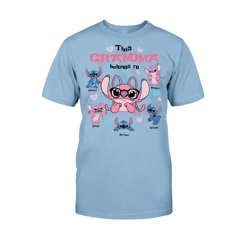 This Grandma Belongs To Custom Any Title - Personalized Mouse T-shirt And Hoodie