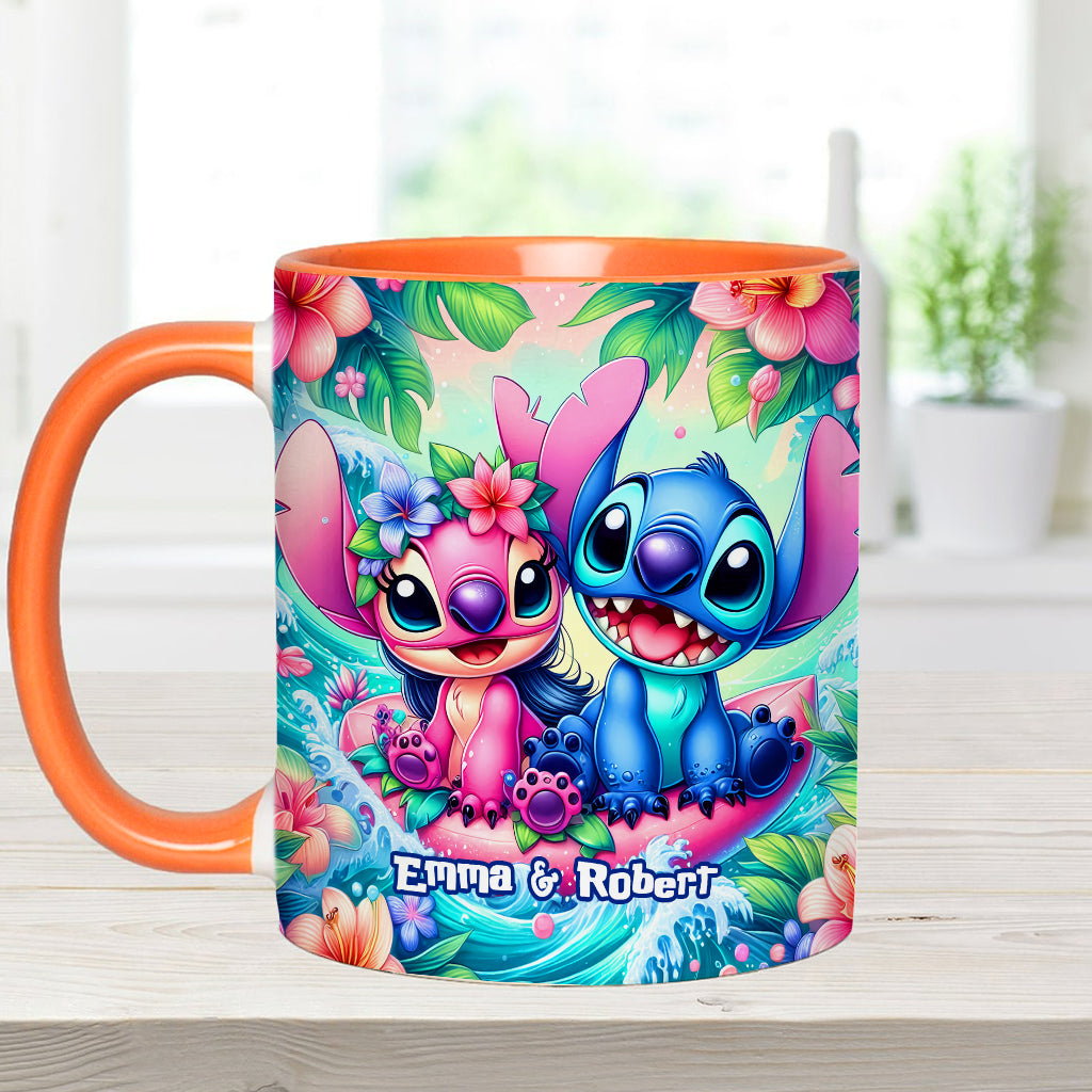 Lovely Couple - Personalized Ohana Accent Mug