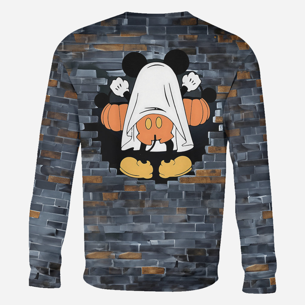 Funny Ghost Mouse - Personalized Mouse All Over Shirt