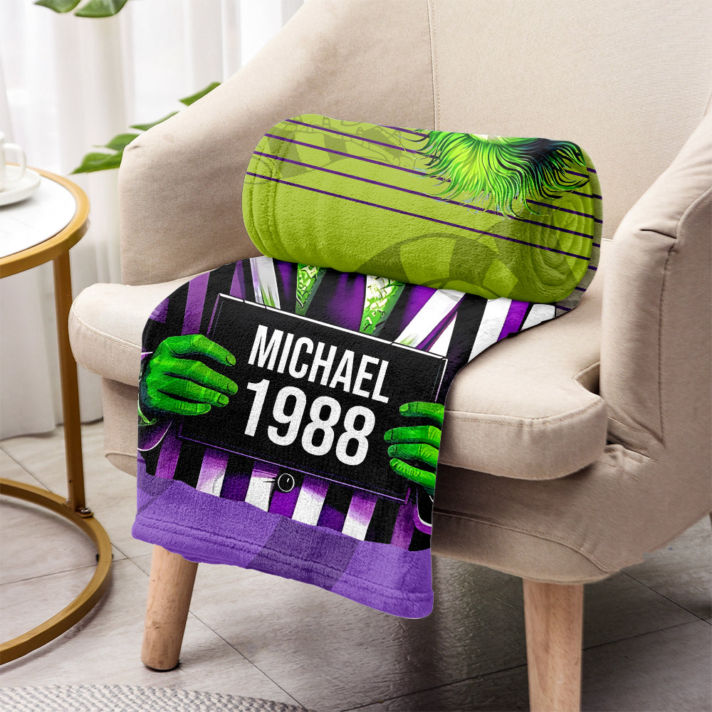 Funny Mugshot - Personalized Blanket