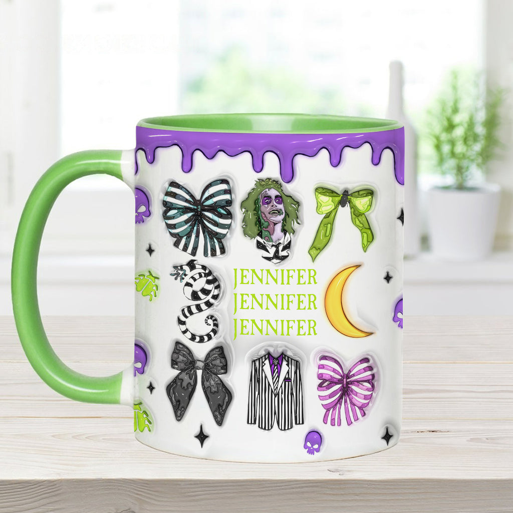 Never Trust The Living - Personalized Accent Mug