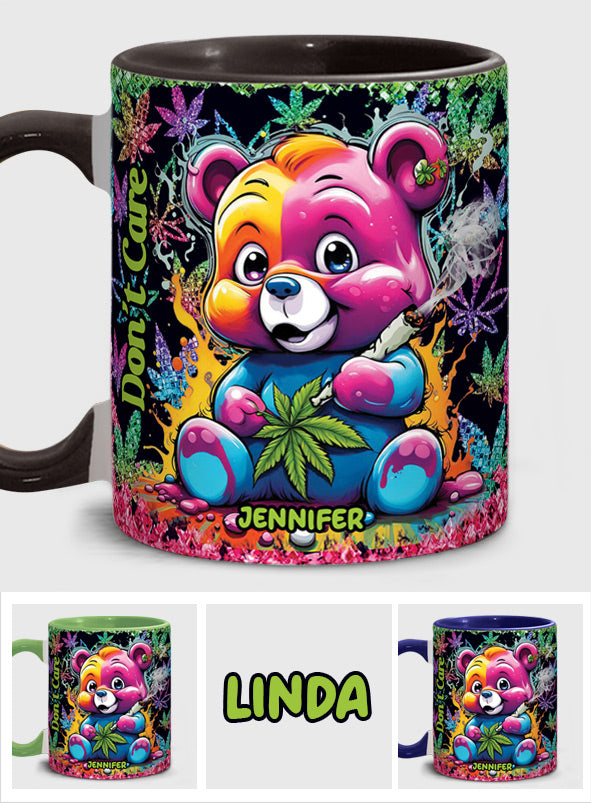 Don't Care Bear - Personalized Weed Accent Mug