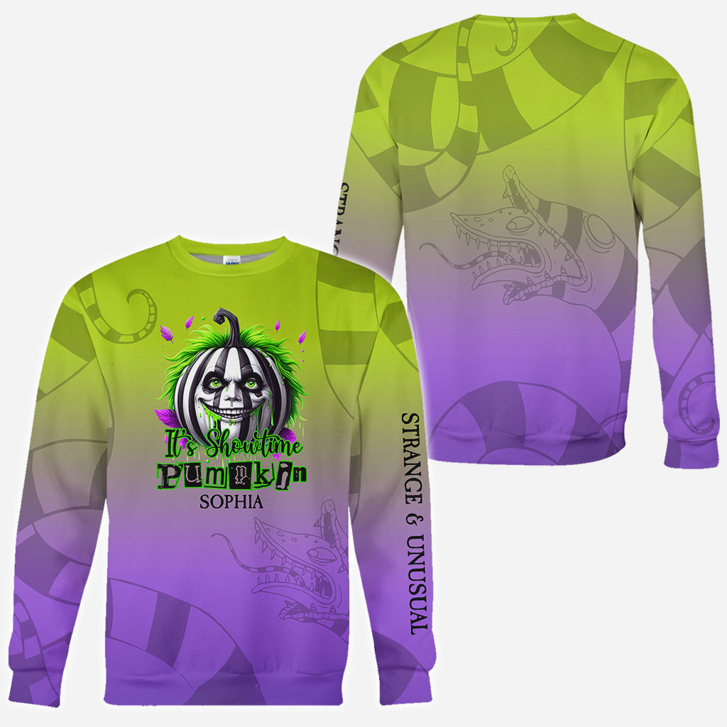 It's Show Time Pumpkin - Personalized All Over Shirt