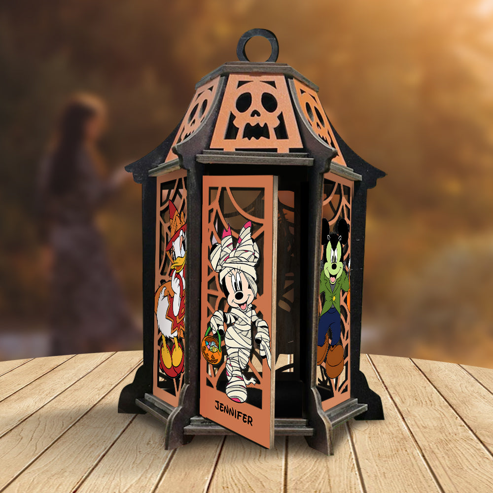 Happy Halloween - Personalized Mouse Laser Cut Lantern