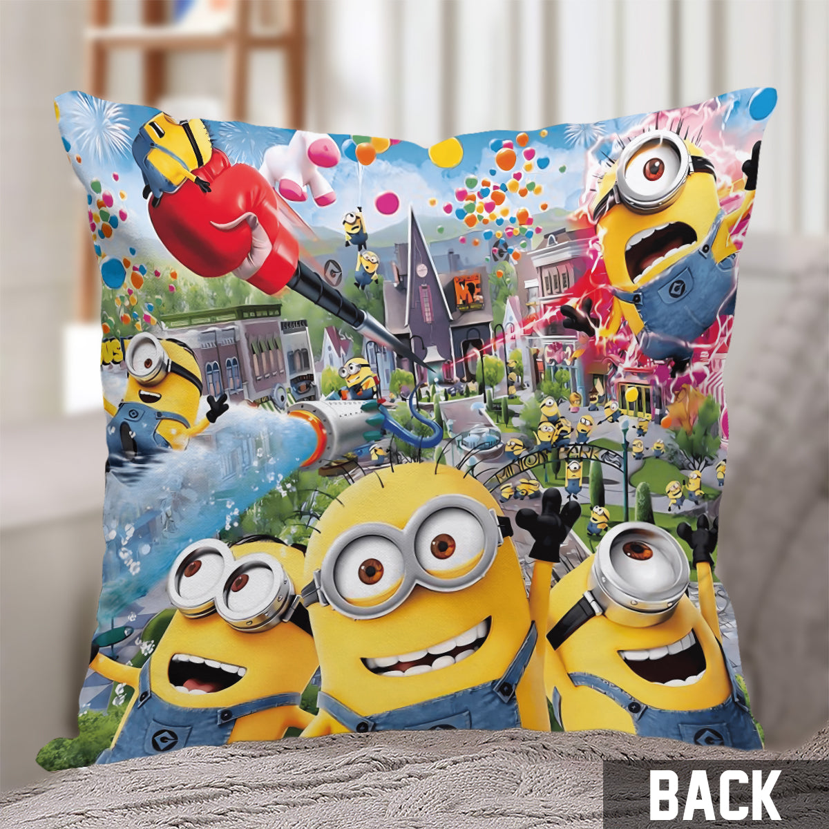 Having Fun - Personalized Throw Pillow