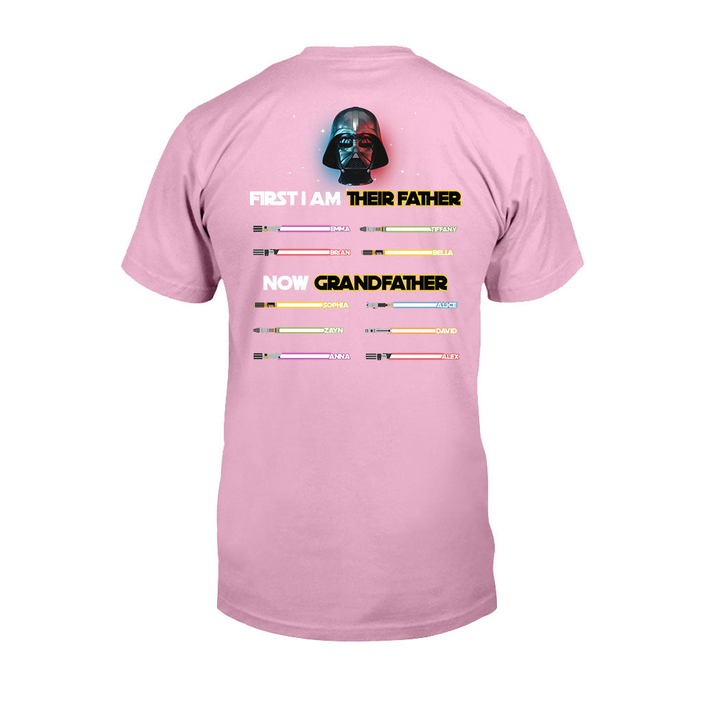 I Am Their Father Now Grandfather - Personalized The Force T-shirt And Hoodie