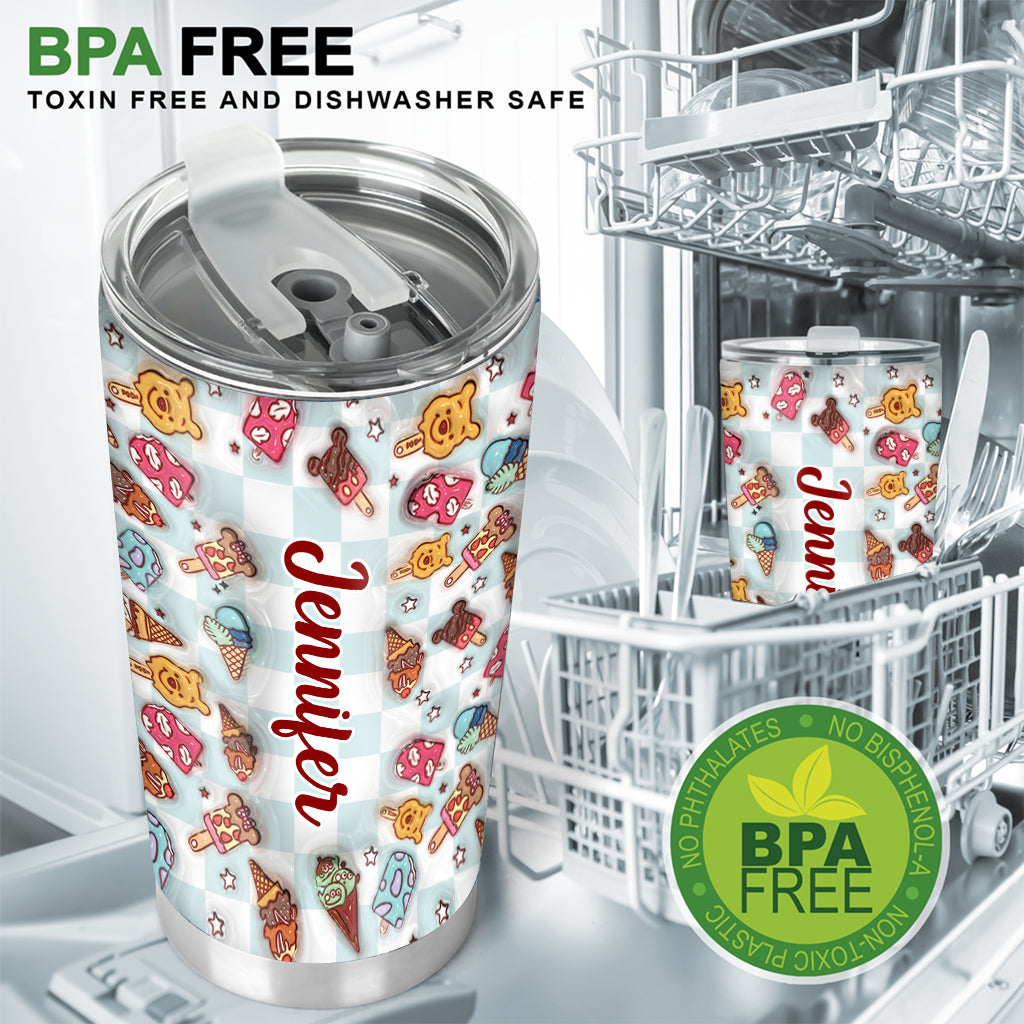 Snacking Around The World - Personalized Mouse Tumbler