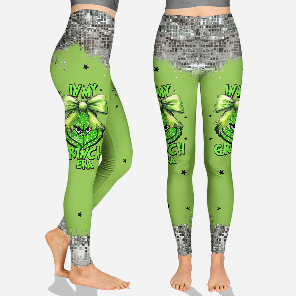 In My Grinchy Era - Personalized Stole Christmas Hoodie and Leggings