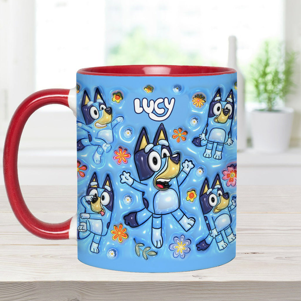Cool Dog - Personalized Mouse Accent Mug