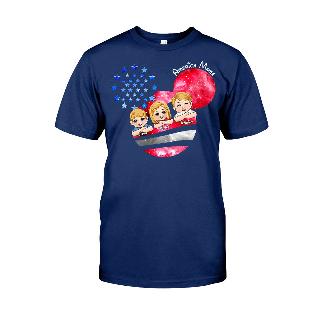 Magical America Mama - Personalized Mother T-shirt And Hoodie