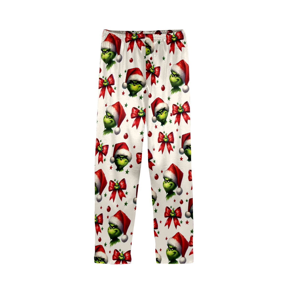 Coquette Grinchmas - Personalized Stole Christmas Button Down Pajamas