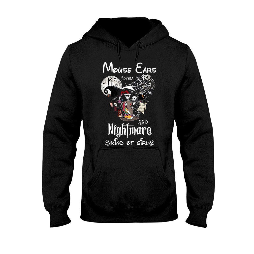 Mouse Ears And Nightmare Kind Of Girl - Personalized Nightmare T-shirt And Hoodie