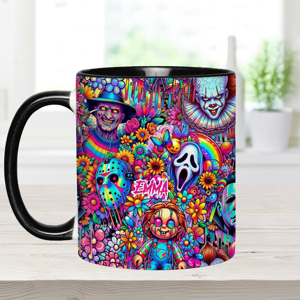 Colorful Horror - Personalized Accent Mug