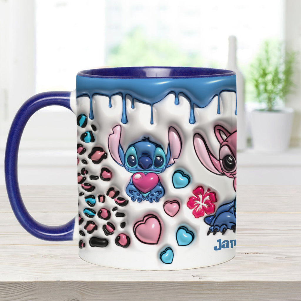 Ohana Love - Personalized Ohana Accent Mug