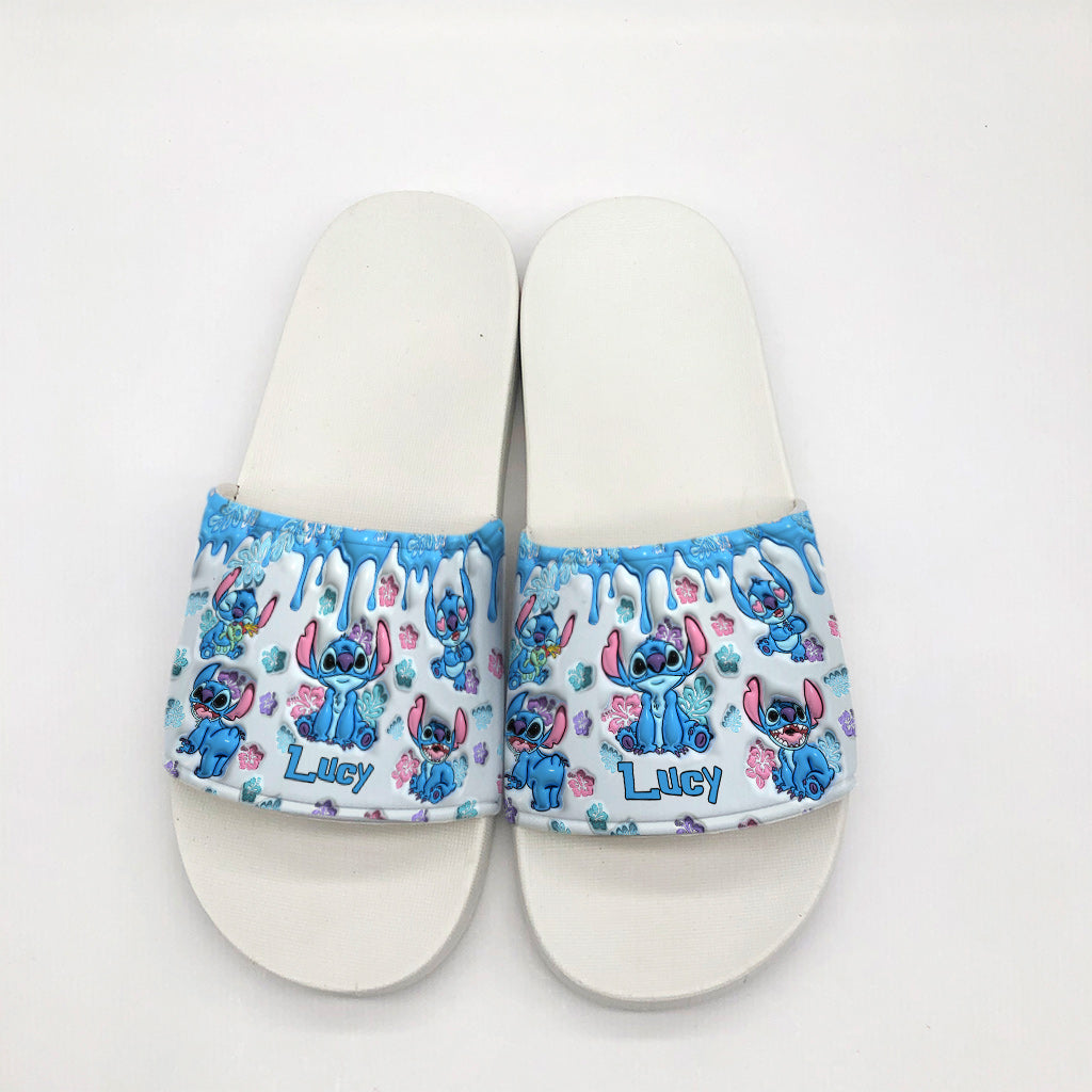 Ohana Means Family - Personalized Ohana Slide Sandals